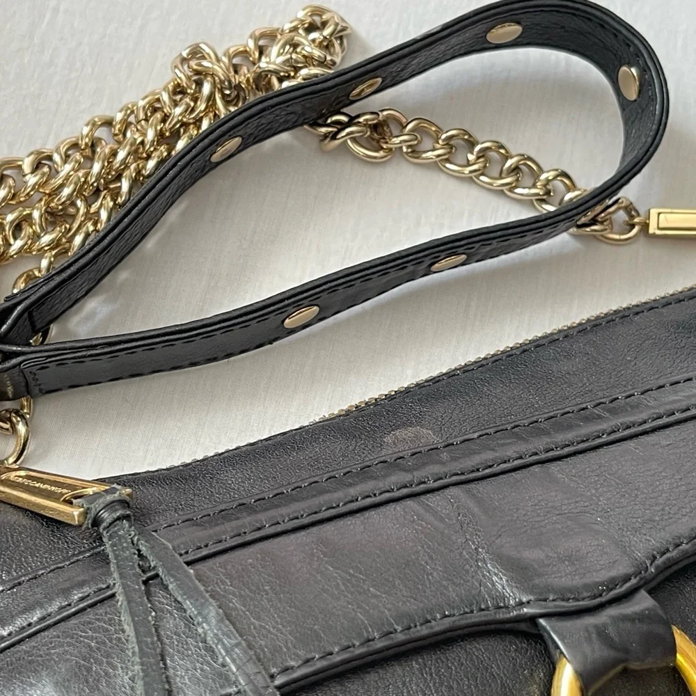 Rebecca Minkoff Mini MAC in Black with Gold - Picture 8 of 13